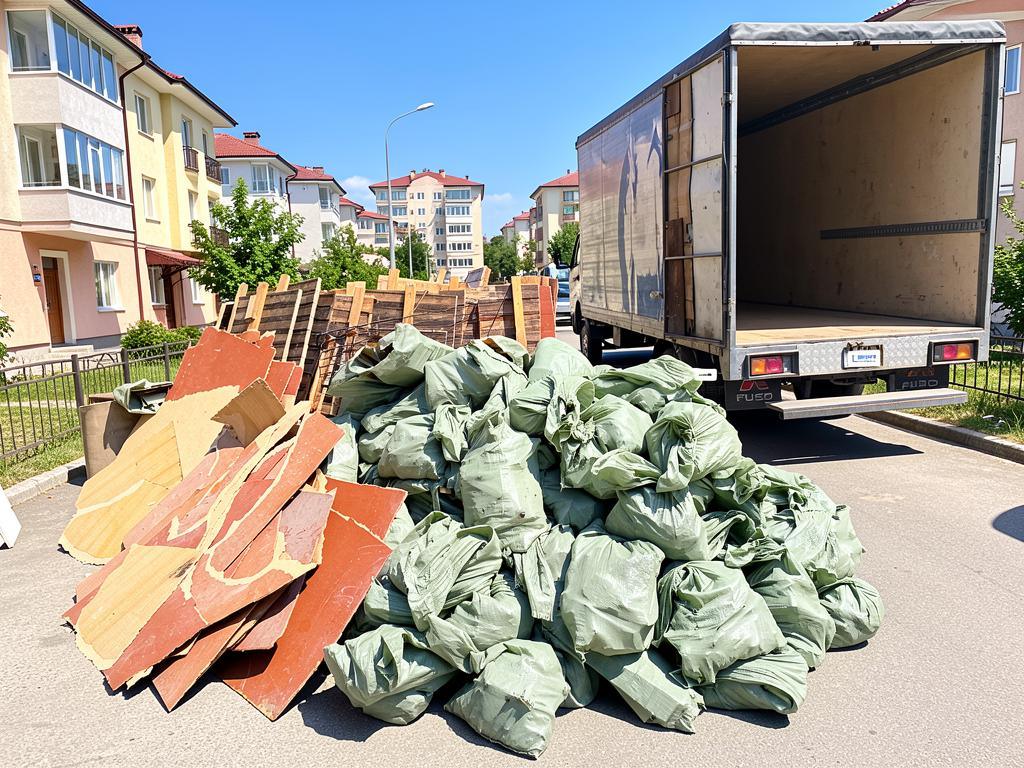 Демонтаж перегородок и вывоз мусора в Сочи